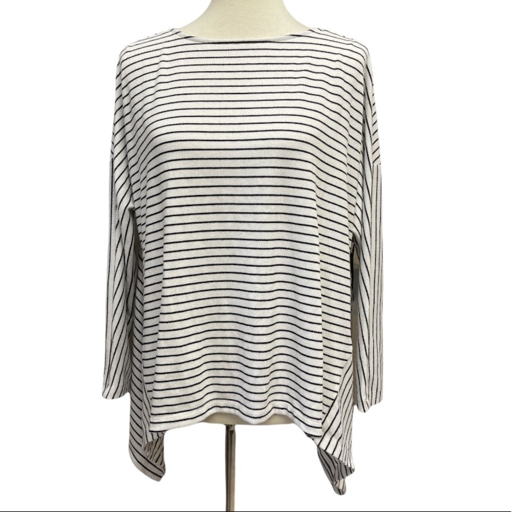 1. State Womens Soho Twist-back Striped Top New